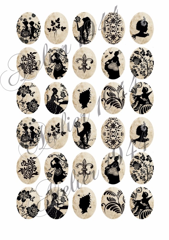 Aufkleber-MÃ¶Beltattoo-Transparent-Sticker-Antique Cabocho-1012