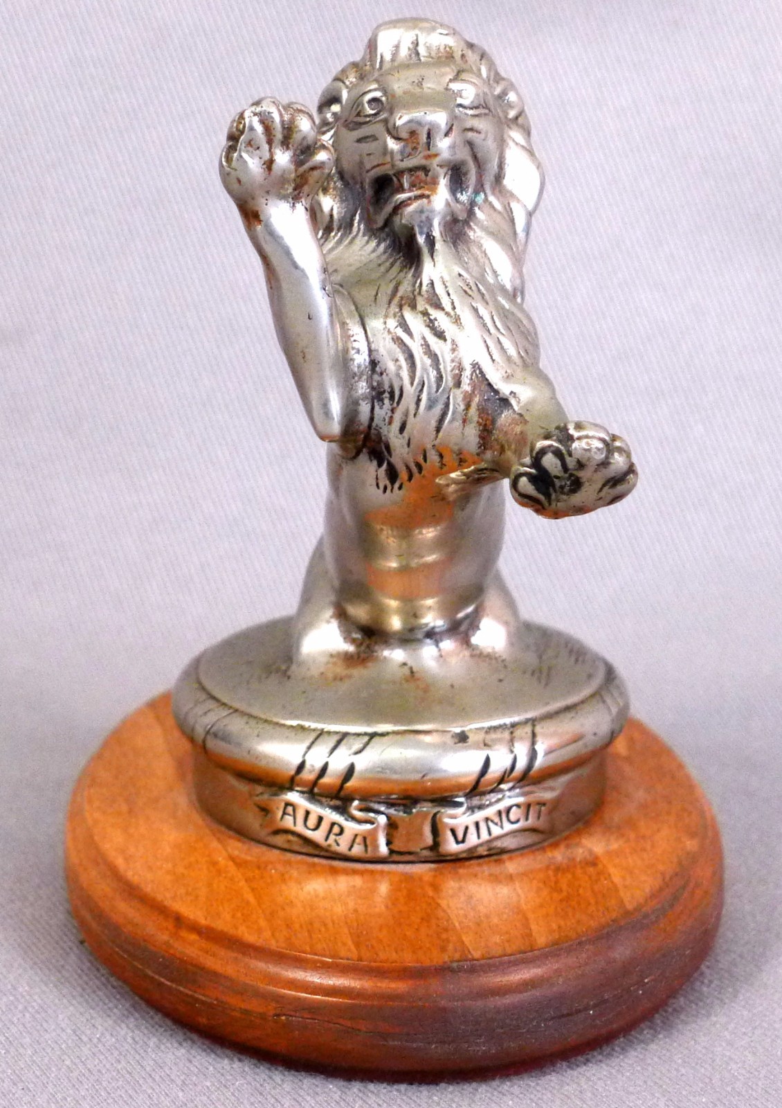 1920's Franklin Lion Automobile Hood Ornament / Radiator Cap, 