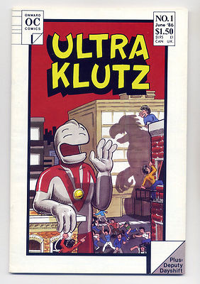 Ultra Klutz #1 VF- 1st print 1986 ~ Fast Ship ~ Comic Book 