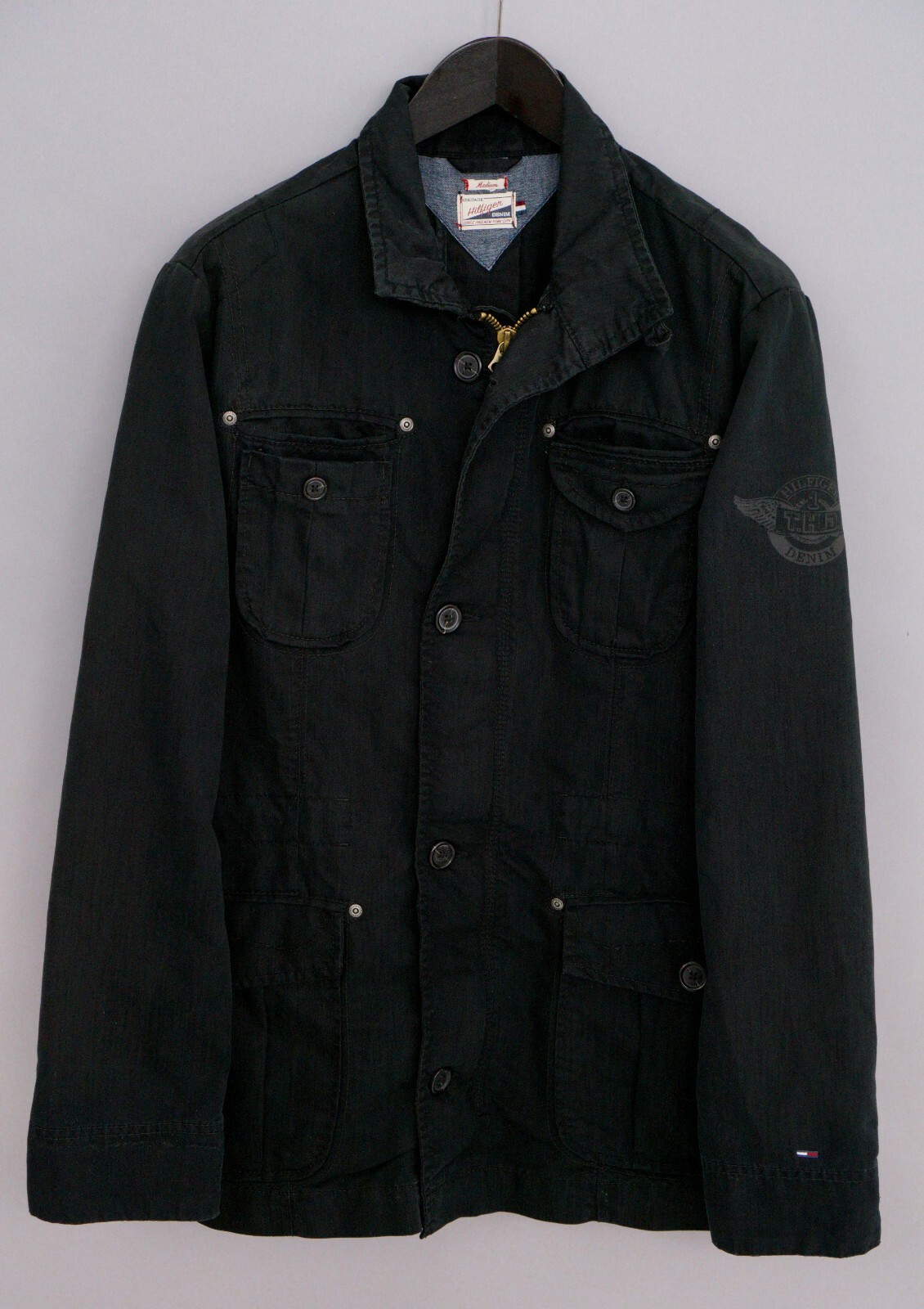 hilfiger denim jacket mens