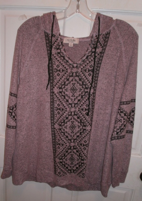 NEW NO FRILLS Los Angeles Women's Size 3X Light Plum