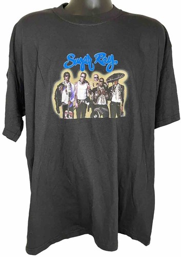 2003 SUGAR RAY BAND CONCERT TOUR BLACK SHIRT SIZE XL VINTAGE