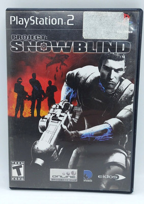 Project: Snowblind (Sony PlayStation 2, 2005) PS2 Shooter Complete with Manual