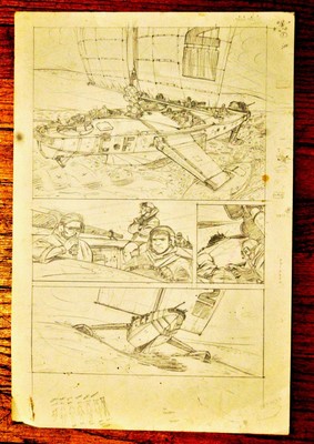 Original Comic Book  Pencil Art by Tony Akins