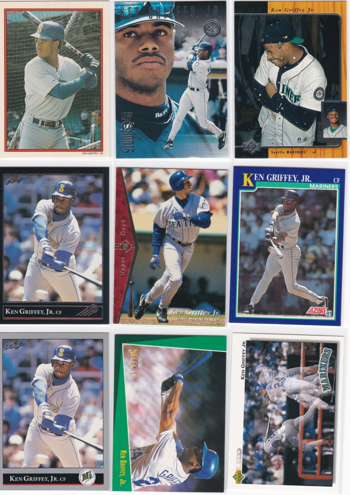 1990年 ケン ・ グリフィー Jr.入りランダムセット25 Ken Griffey Jr 1990's Lot 25 different!!! | eBay
