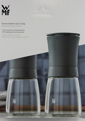 WMF 2 tlg. Gewürzmühlen Set Salz-/Pfeffermühle Ceramill Mahlwerk 4000530701121