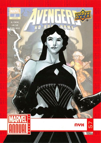 NYX / Marvel Annual 2020-21 (UD 2022) BASE Trading Card #57