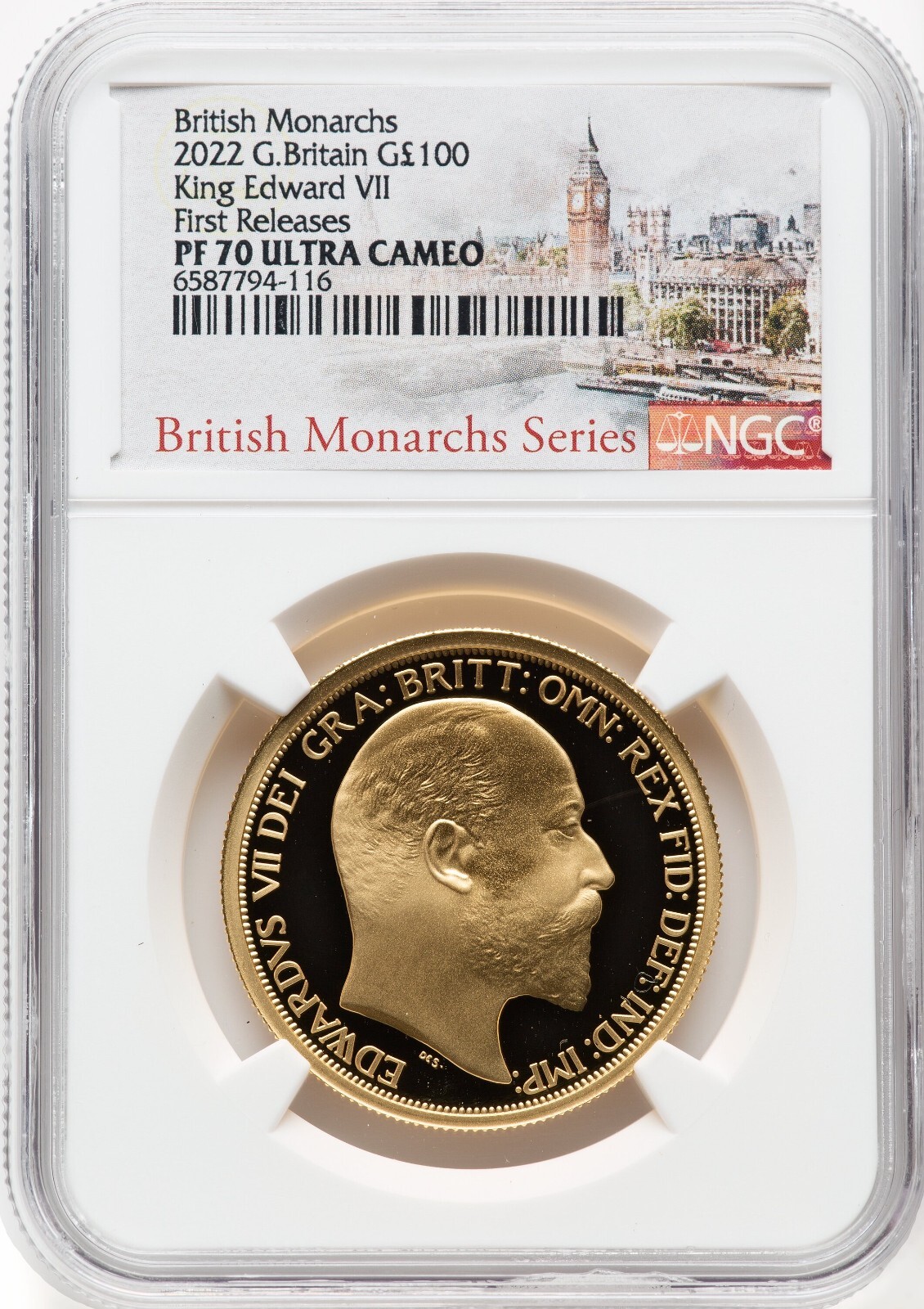 2022年 英国 ヘンリー7世  銀貨 1オンス  NGC PF 70 UC UK 2022 - 1 oz - British Monarch Series - Edward VII - NGC