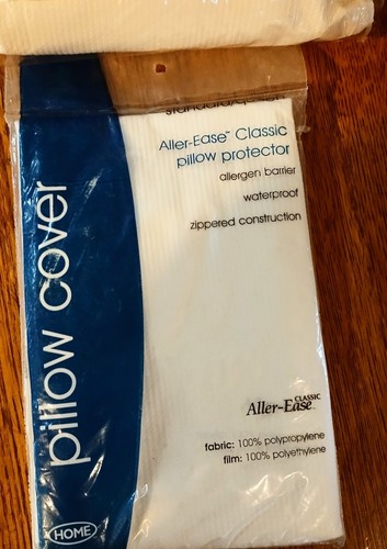 AllerEase Waterproof Allergy Bed Bug Zippered Mattress Protector Twin & Pillow 