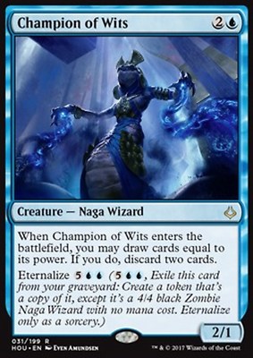 MRM ENGLISH Championne d'esprits - Champion of Wits MTG HOU