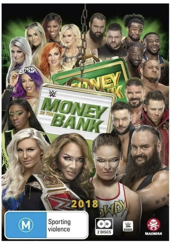 WWE - Money In The Bank 2018 (DVD) Brand New & Sealed- Region 4 - Picture 1 of 1