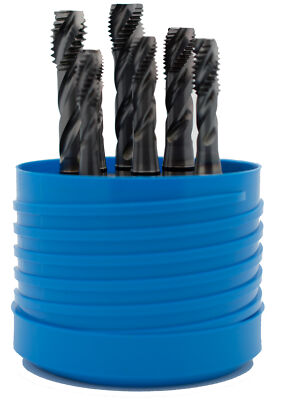8pc HSS-EX Hardslick Coated Modified Bottoming Combo Tap Set 1/4-20 - 7/16-20
