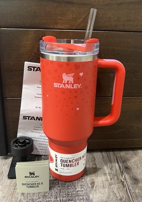 NEW Stanley X Target Valentines Red Ruby Hearts 40 Oz Tumbler 2025 AUTHENTIC!!