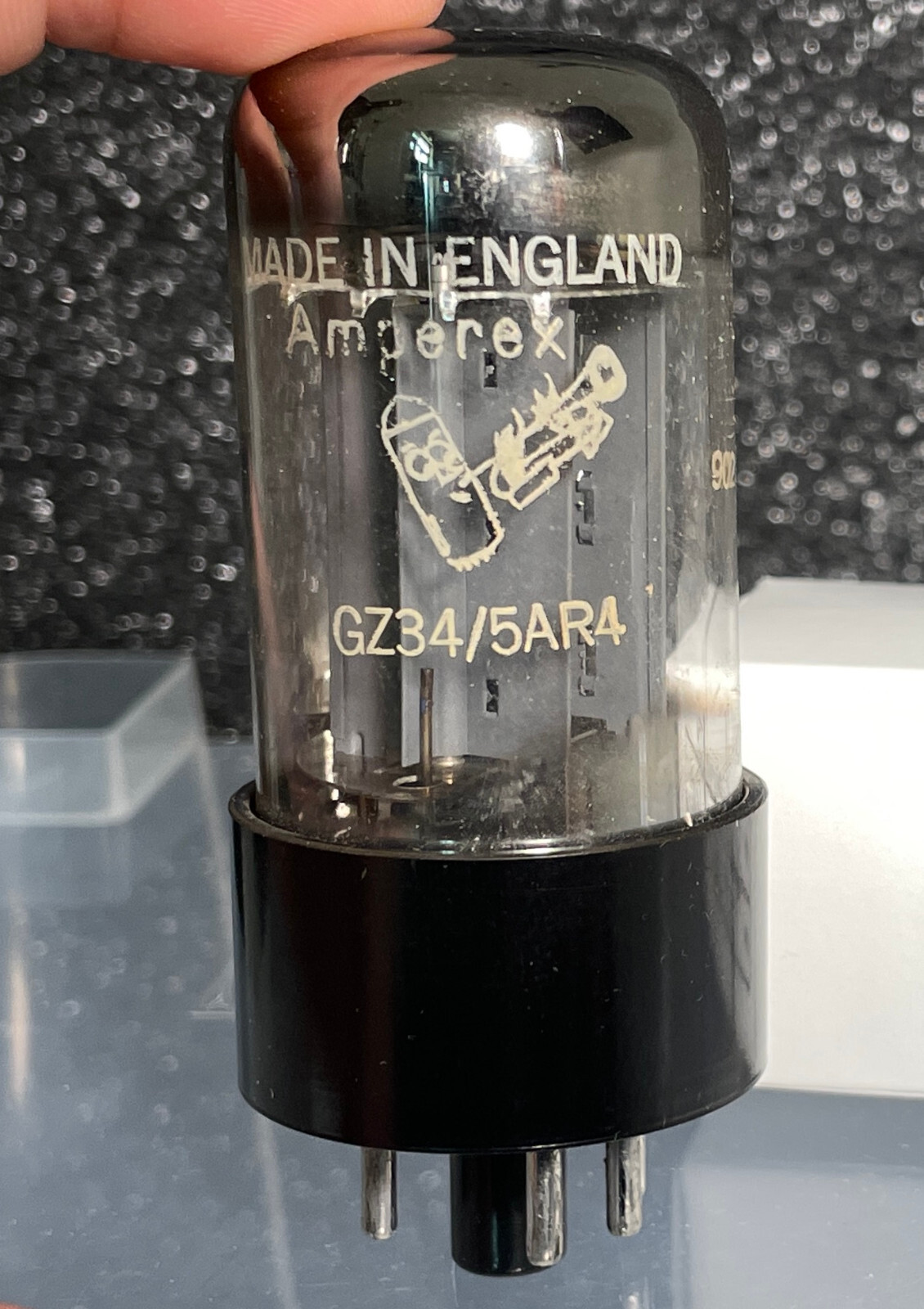 Amperex / Bugle Boy GZ34 / 5AR4 Britain Fat Base #594 Full Wave