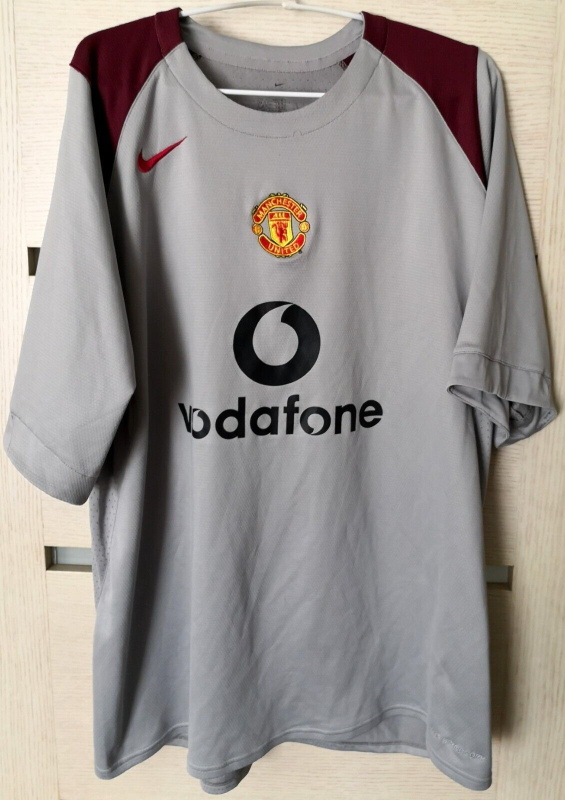 XL Men's Gray Jersey T-Shirt MUFC Manchester United Football XL Men's Gray Jersey T-Shirt MUFC Manchester United Football