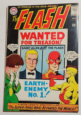 The FLASH #156 1965 Silver Age DC, Kid Flash appears