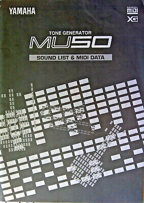 Yamaha MU50 Synthesizer XG Tone Generator Original Sound
