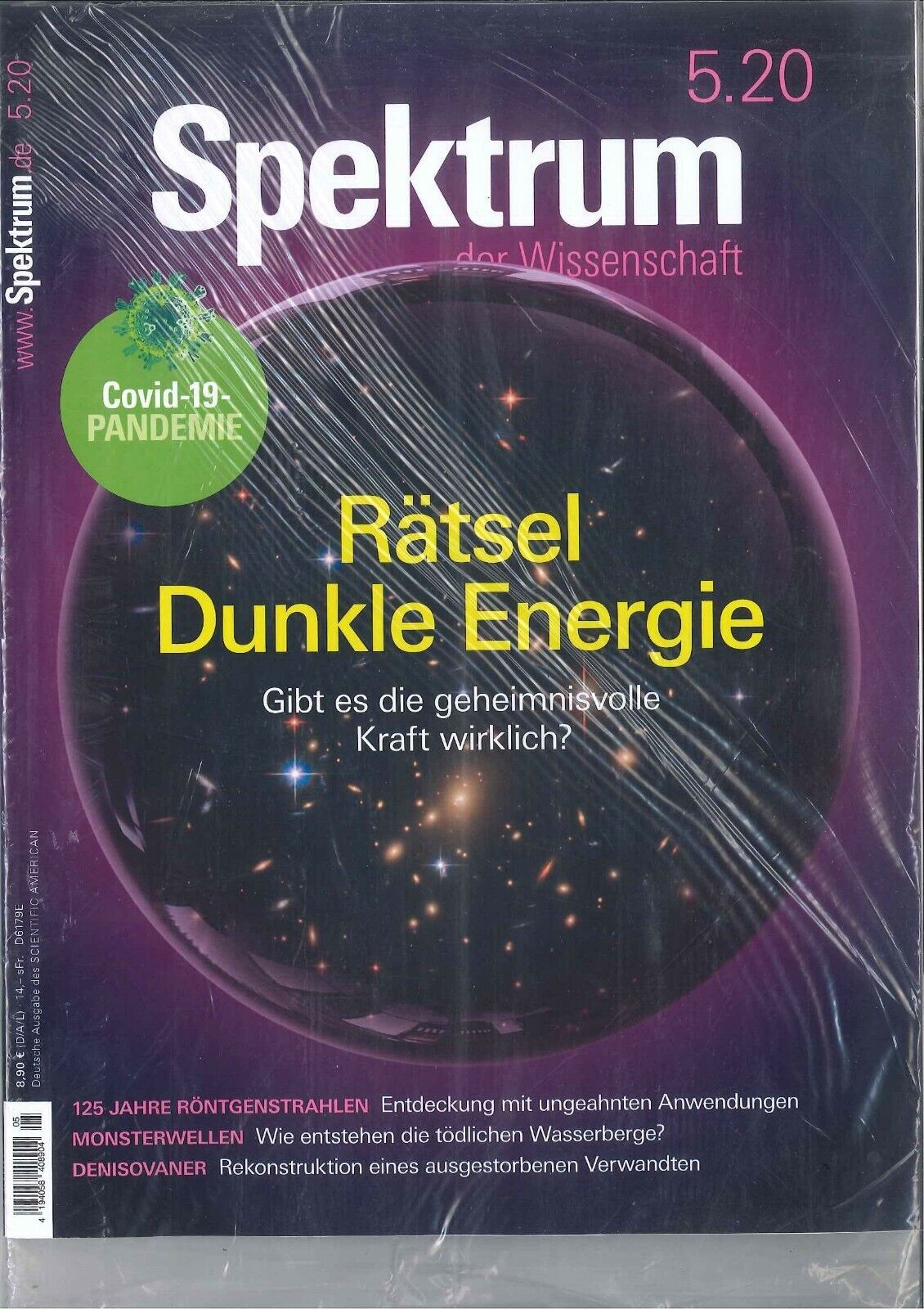 Spektrum der Wissenschaft,05/2020: Rätsel Dunkle Energie - ++wie neu++