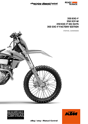 KTM 2022 350 EXC F FACTORY EDITION REPAIR WORKSHOP SERVICE