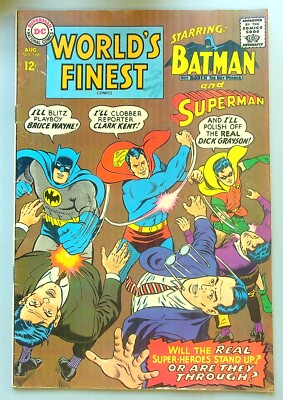 World's Finest Comics #168 ~ DC 1967 ~ Batman & Superman VG/FN