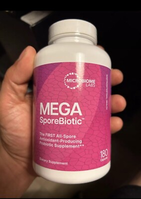 Microbiome Labs MegaSporeBiotic (180 Capsules) - Probiotic 11/26 EXP