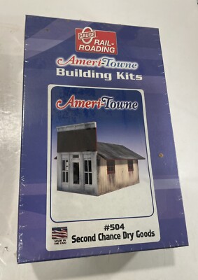 O Gauge Ameri-Towne 2nd Chance Dry Goods BUILDING Kit-No504- O SCALE. NEW