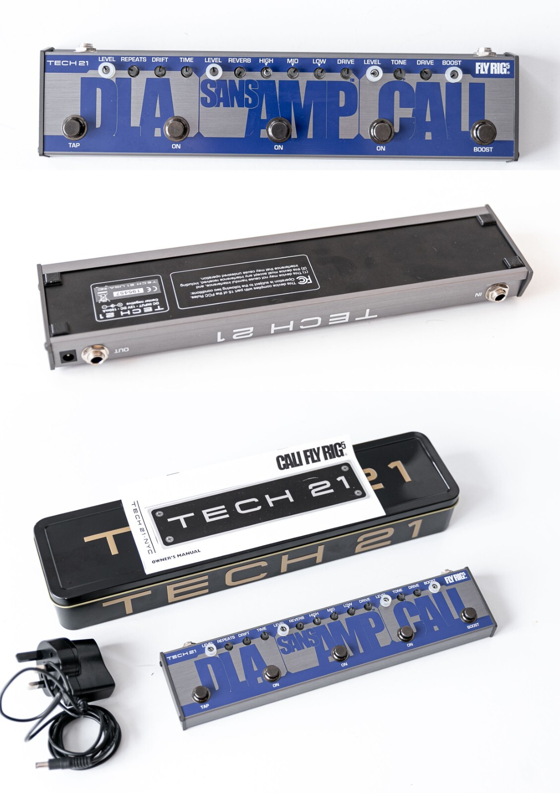 TECH21 CALI FLY RIG 5 ギターエフェクター Amazon.co.jp: TECH21 ギター用マルチエフェクター FLY RIG 5