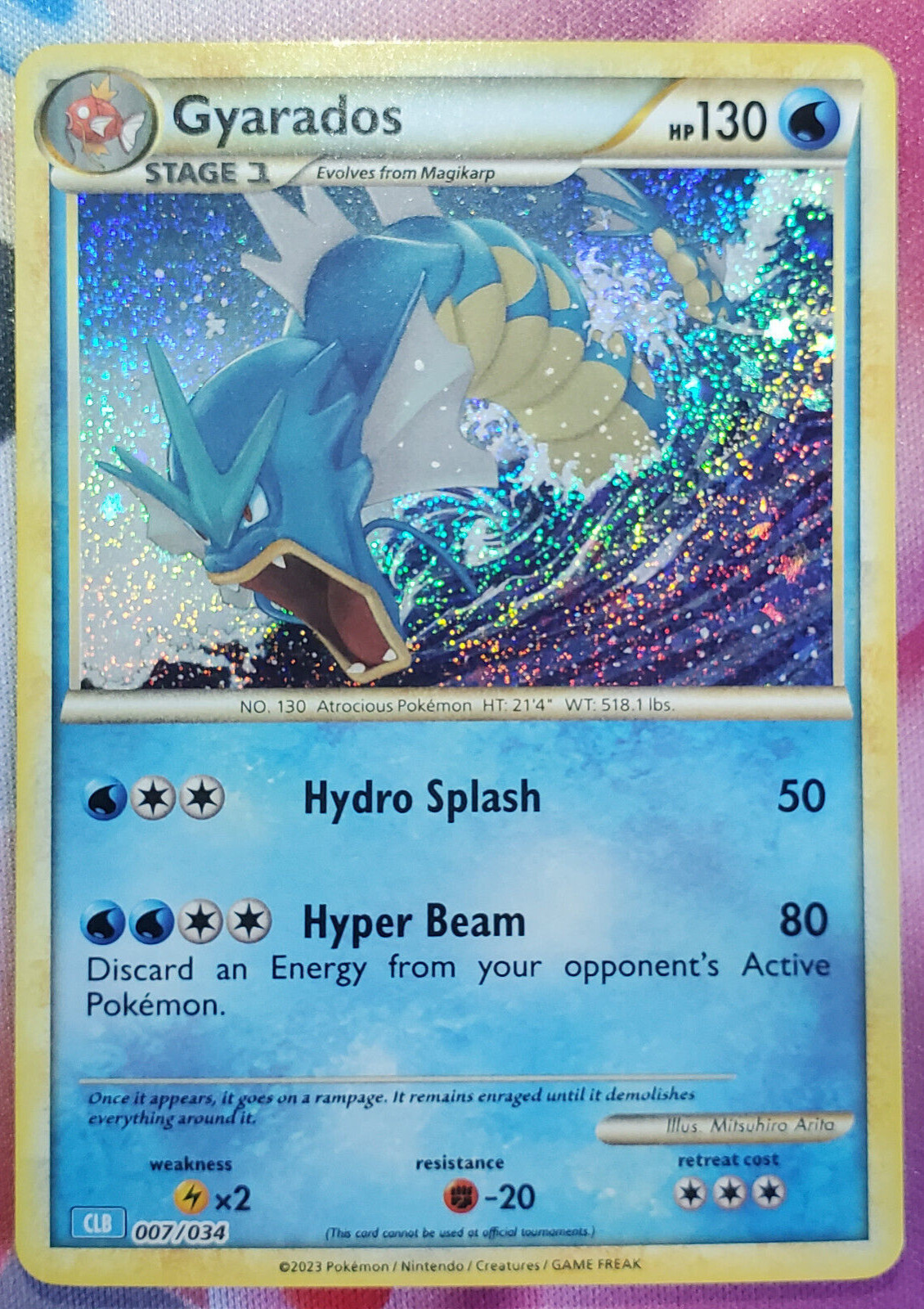 Gyarados CLB 007/034 Holo Pokemon Trading Card Game Classic Collection English