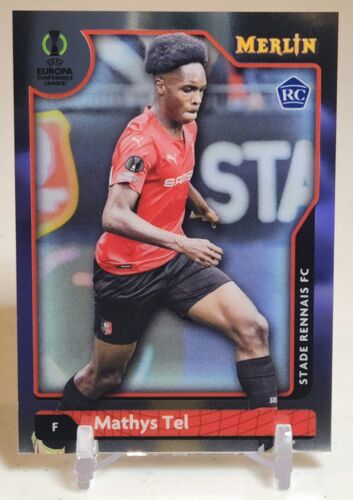 2022 Topps Merlin Mathys Tel #22 Stade Rennais FC Rookie Card. rookie card picture