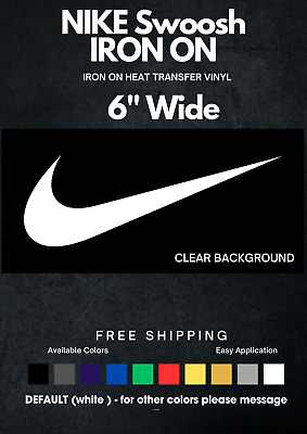 NIKE Swoosh 6'' Wide IRON-ON