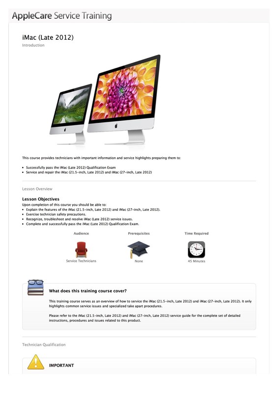 Apple imac user manual