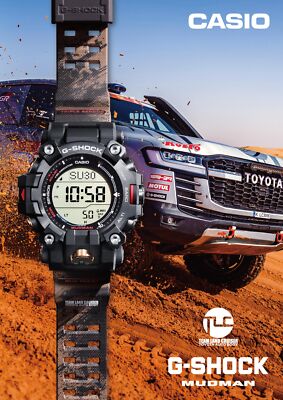 Pre-owned Casio G-shock Mudman Gw-9500tlc-1jr Team Land Cruiser Limited Collaboration