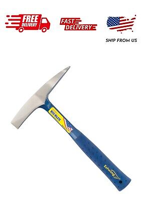Estwing BIG BLUE Welding/Chipping Hammer - 14oz Slag Removal Tool with Forged &