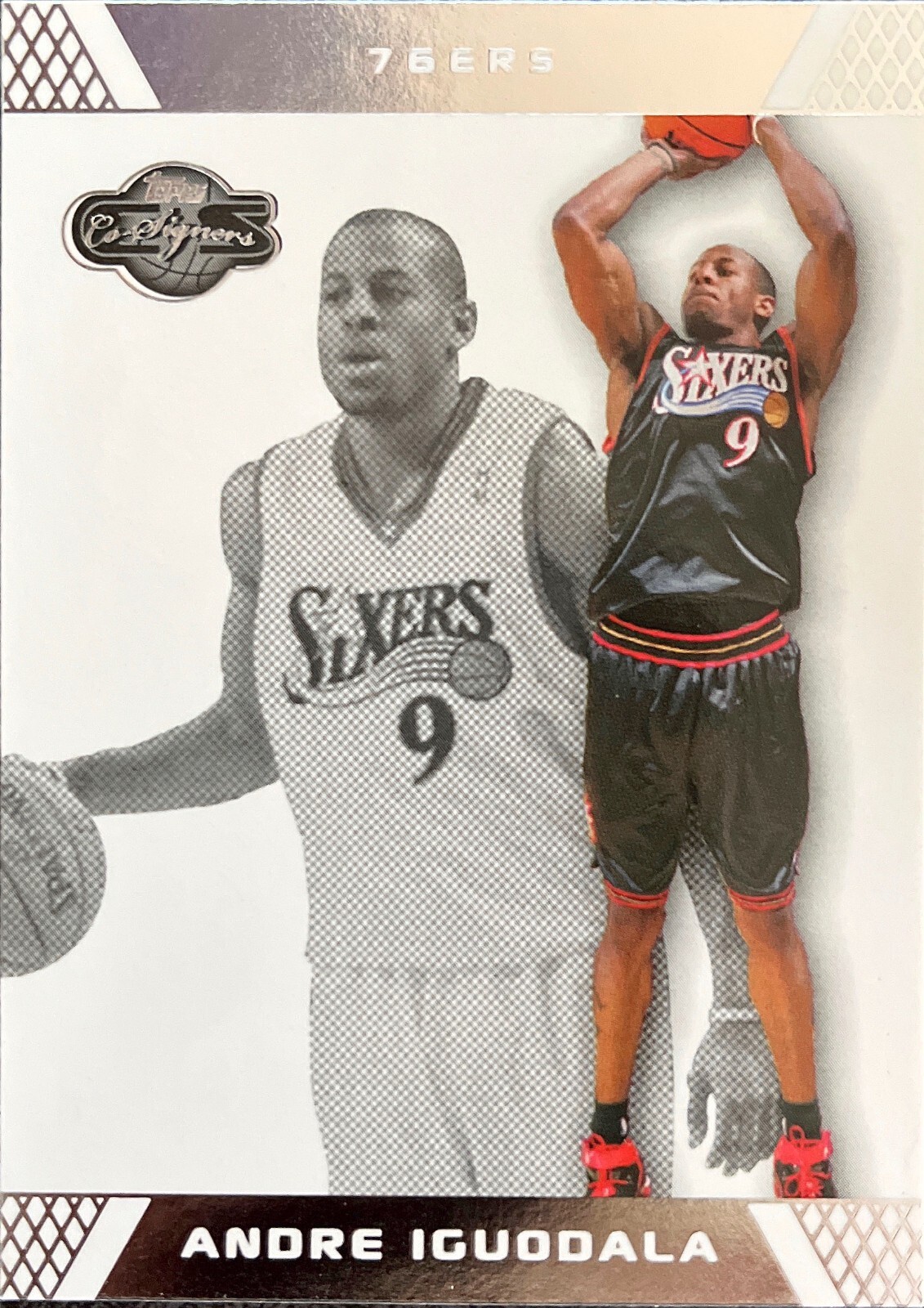 Andre Iguodala Topps Co-Signers 07-08 #18 Philadelphia 76ers