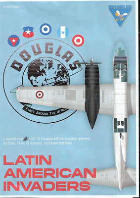 Douglas A-26 Invader in  South American /Latin service Vespa Decals Vol 1 1/48