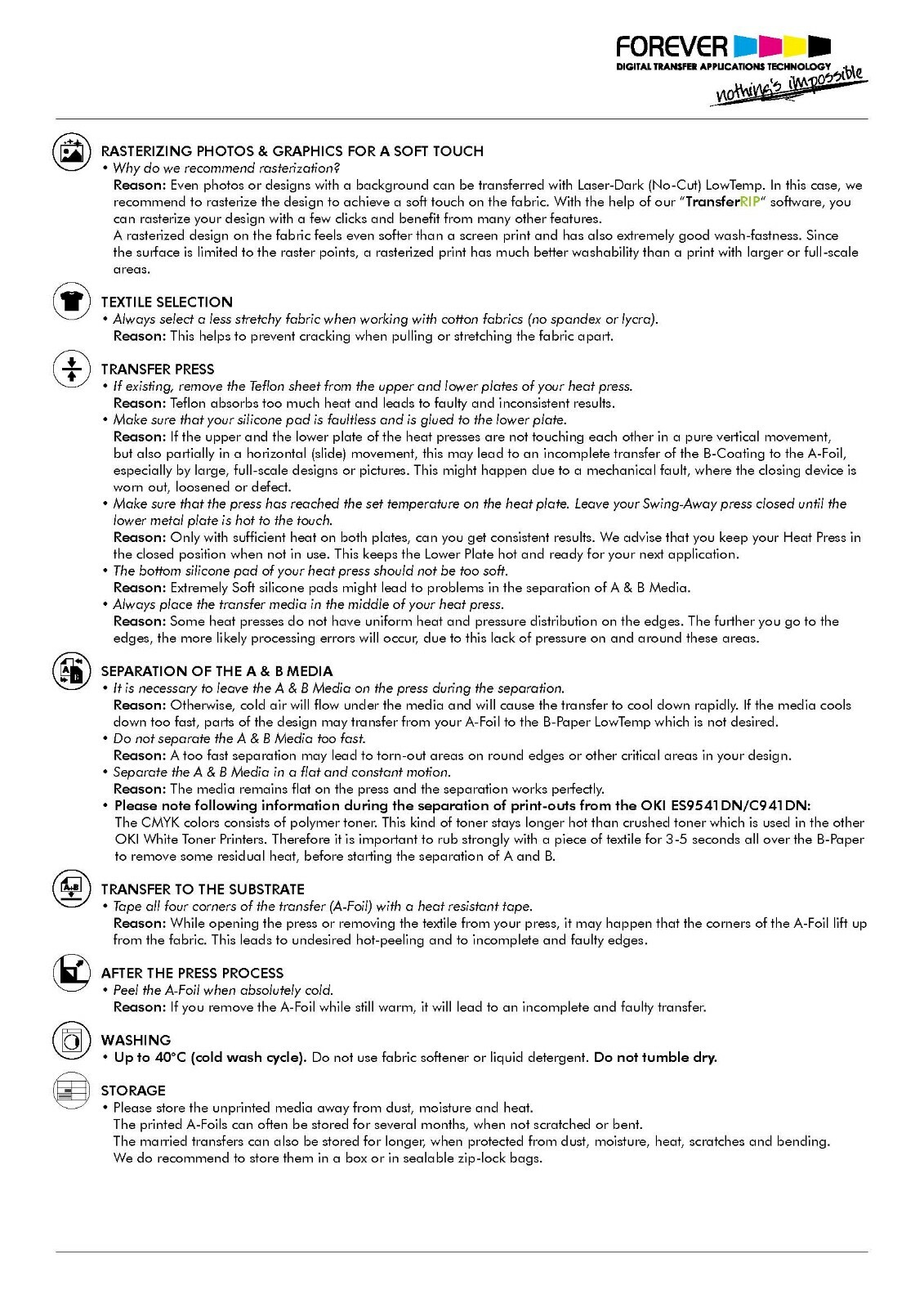 Forever Laser Dark-No-Cut A + B Heat Transfer Paper Self-Weeding