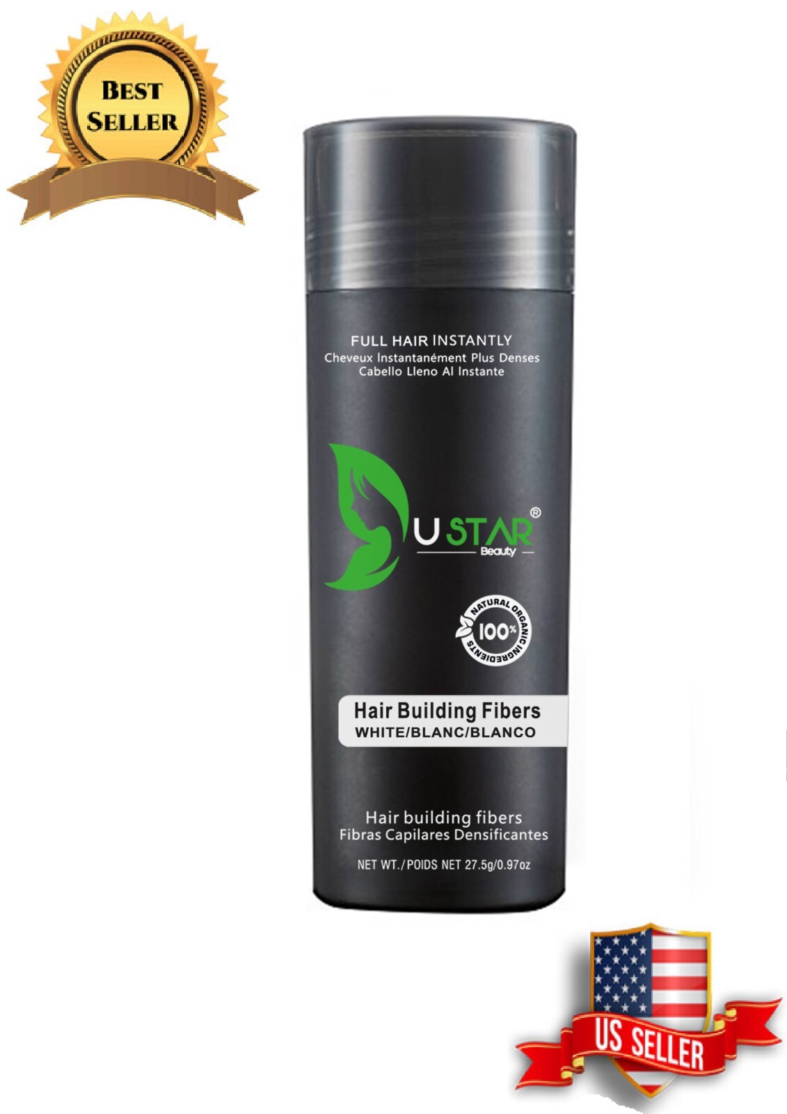 Hair Loss Solutions Concealer Hair Building Fibers 9 Colors