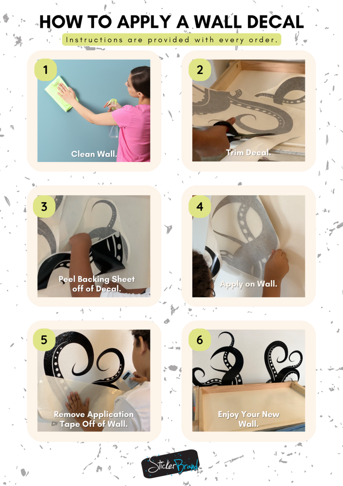 Nautical Map of North & South America w/ Compass Wall Decal Stickerbrand #6018