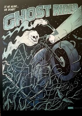 Ghost Rider by Methane Studios MONDO 11x16 Art Poster Print