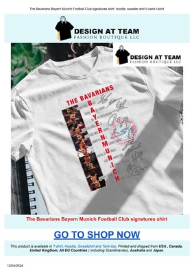 The Bavarians Bayern Munich Football Club Signatures T-Shirt