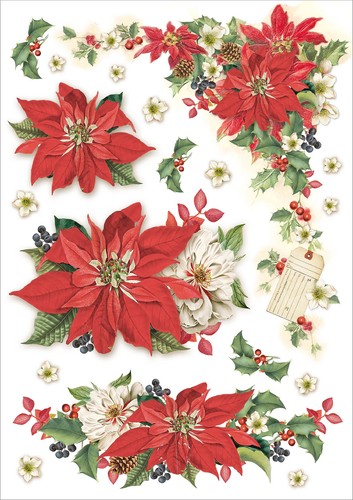 Stamperia Intl WTKCC78 Stamperia Cling Stamp 5.5X7-Vellum Paper Effect