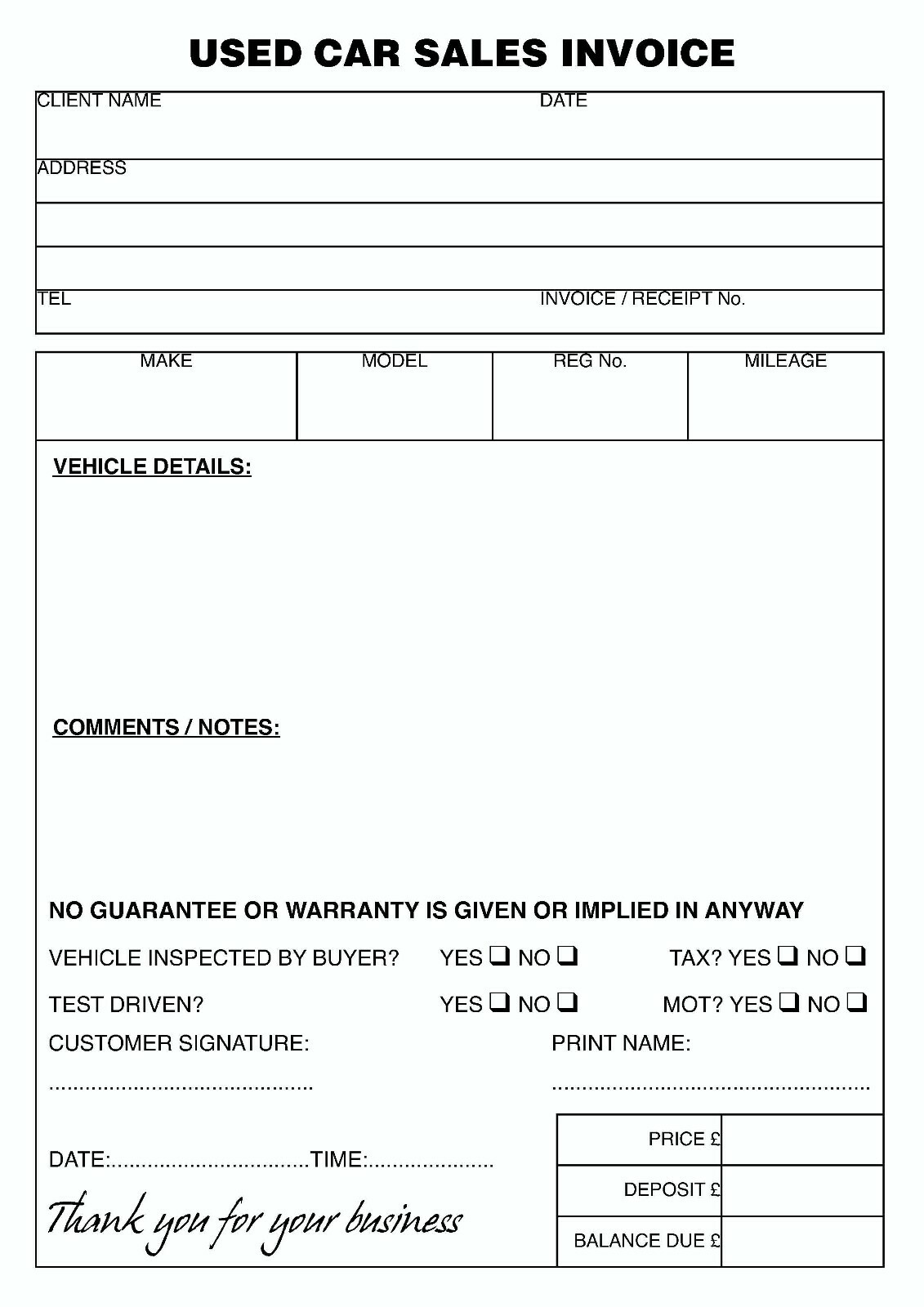 used-car-vehicle-sales-invoice-pad-receipt-selling-cars-off-the-shelf-new-ebay