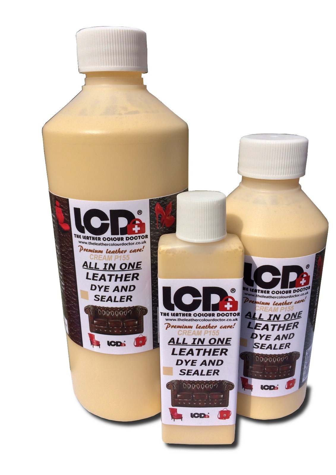 cream leather paint