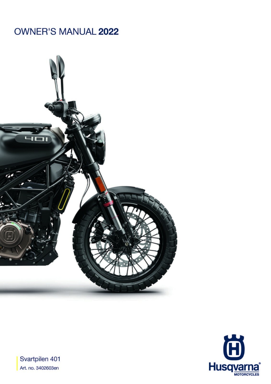 ハスクバーナ401　SVARTPlLEN401オーナーズマニュアル等一式 Husqvarna Owners Manual Book Guide 2022 Svartpilen 401 US | eBay