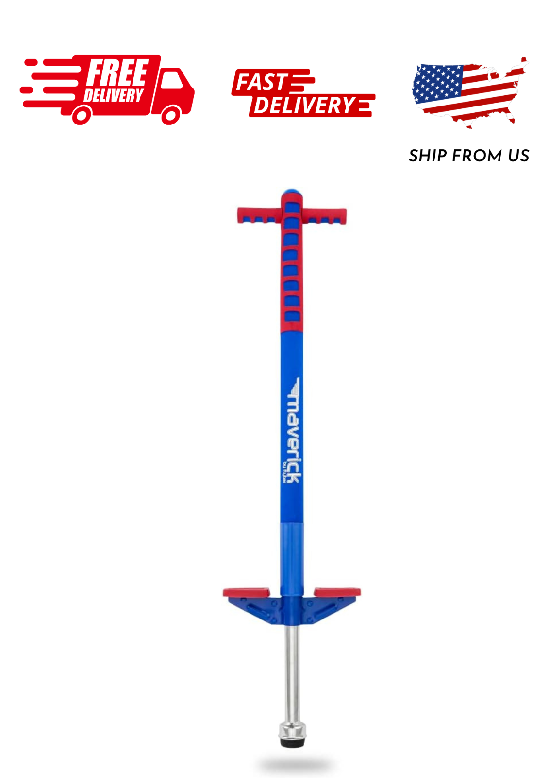 ‎Flybar ‎Maverick Pogo Stick 4 Kids Ages 5+, Easy Grip H