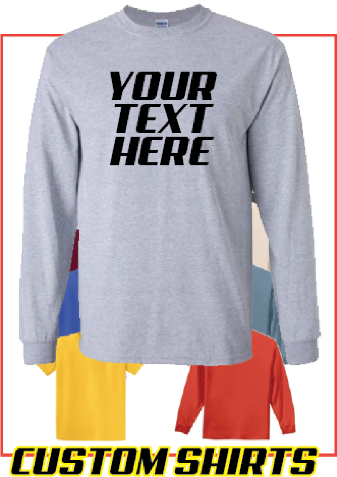 custom long sleeve