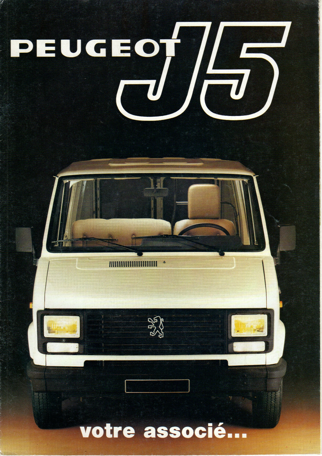 Catalogue Folders Pub Peugeot J5 Of 1982 Of 8 Pages 30 CM X