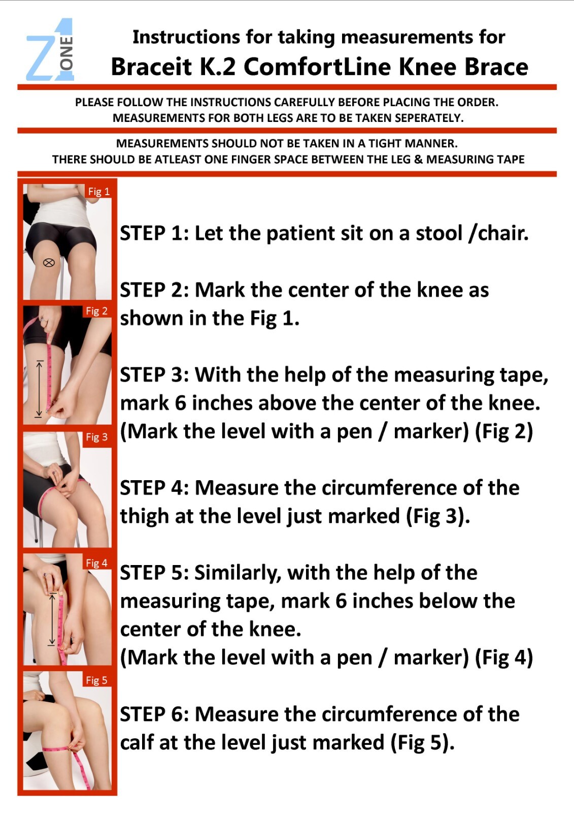 Z1 K2 Knee Brace for ACL Ligament Sports Injuries OA & Knee Pain for Men & Women