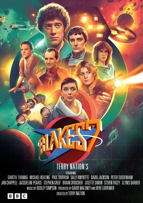 BLAKES 7 QUAD POSTER PRINT A1 23.4X33.1 INCH TERRY NATION GARETH THOMAS FREE P&P