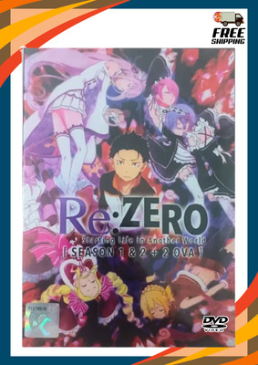 DVD Anime-Re: Zero Starting Life In Another World (Season 1,2+2 OVAs) Free Ship